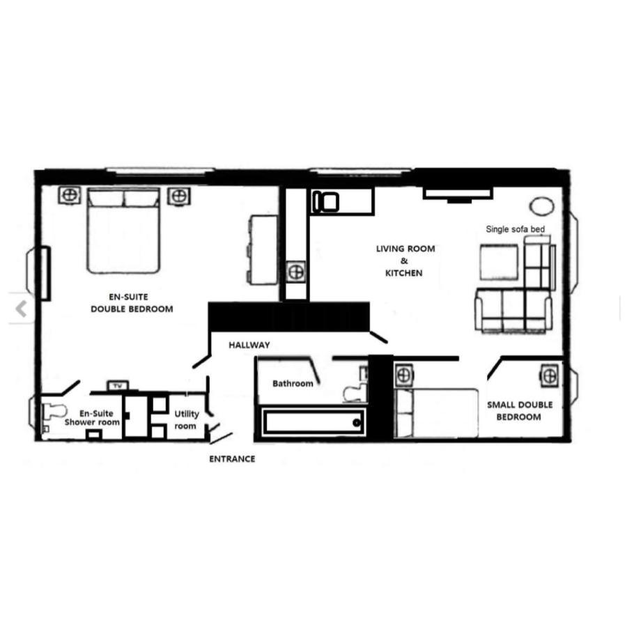 Glasgow City Centre Apartment Esterno foto